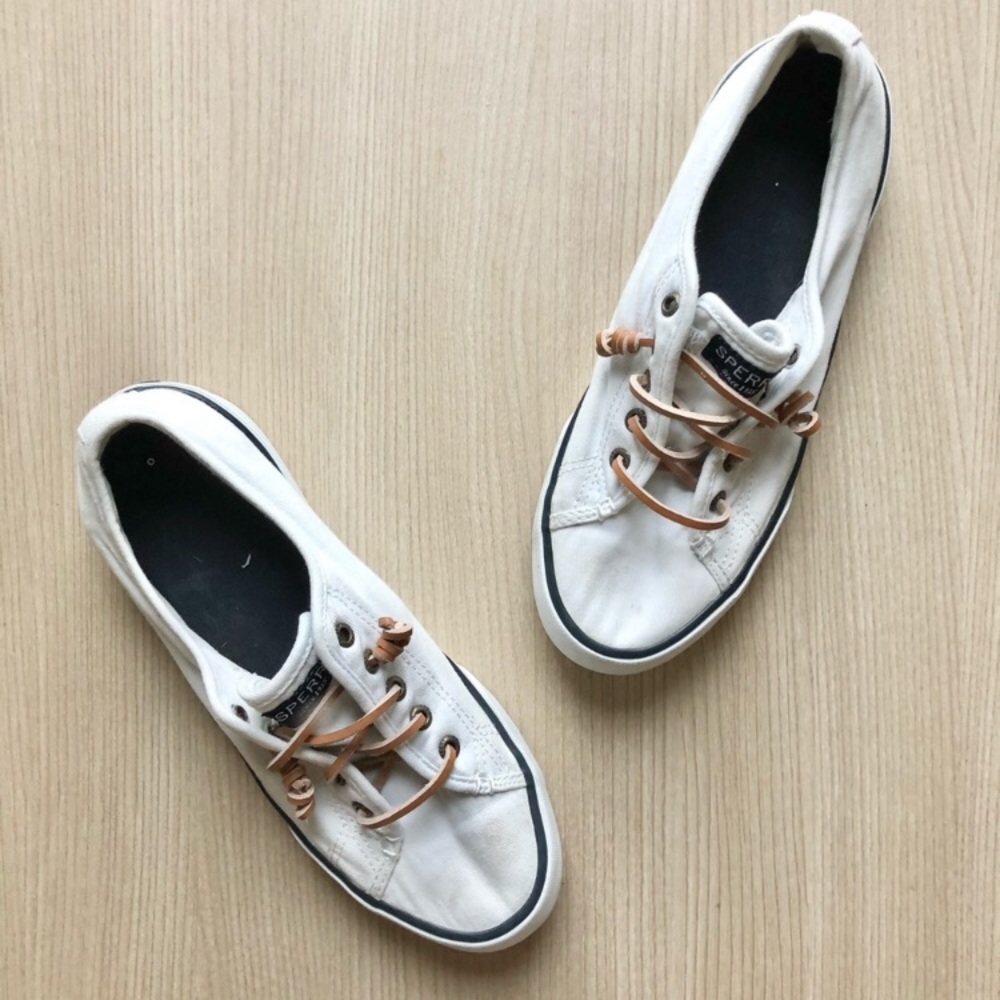 White and Brown Sperry